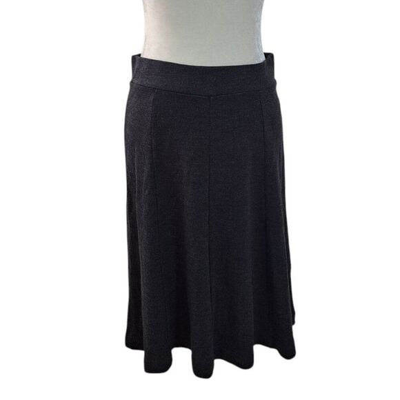Banana Republic Women's Wool Blend Charcoal A line Skirt Office Work Wear Sz 4 - Picture 6 of 8